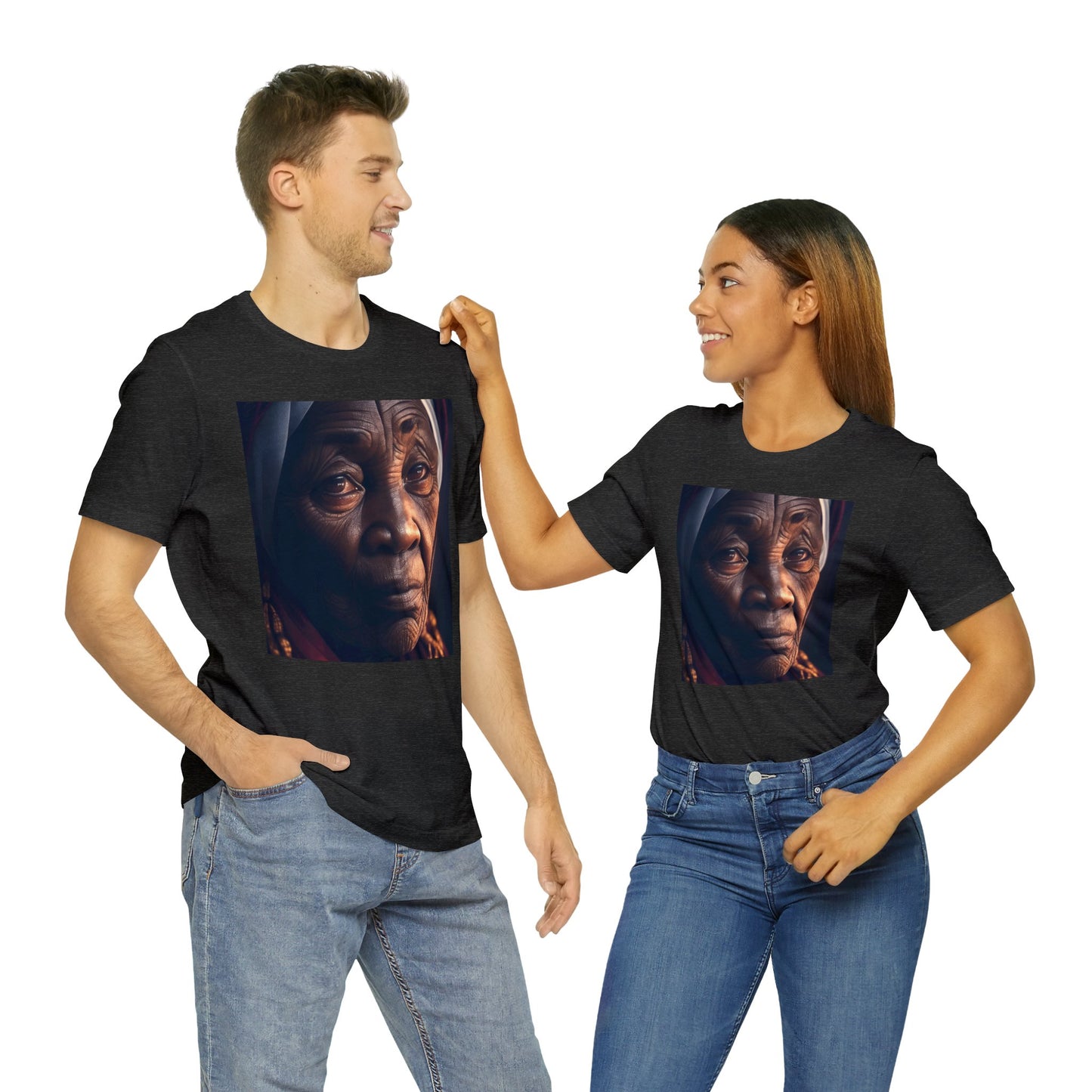 Wisdom's Face | African Woman | HD | Photorealistic | Unisex | Men's | Women's | Tee | T-Shirt