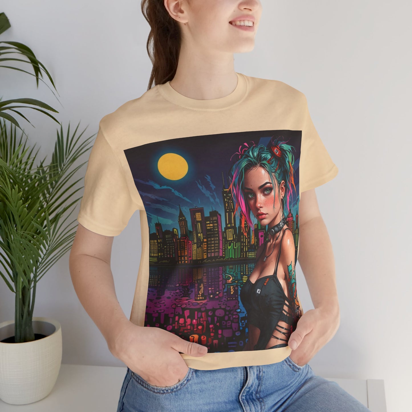 Cyberpunk Princess | Pastel | Cyberpunk | Unisex | Men's | Women's | Tee | T-Shirt