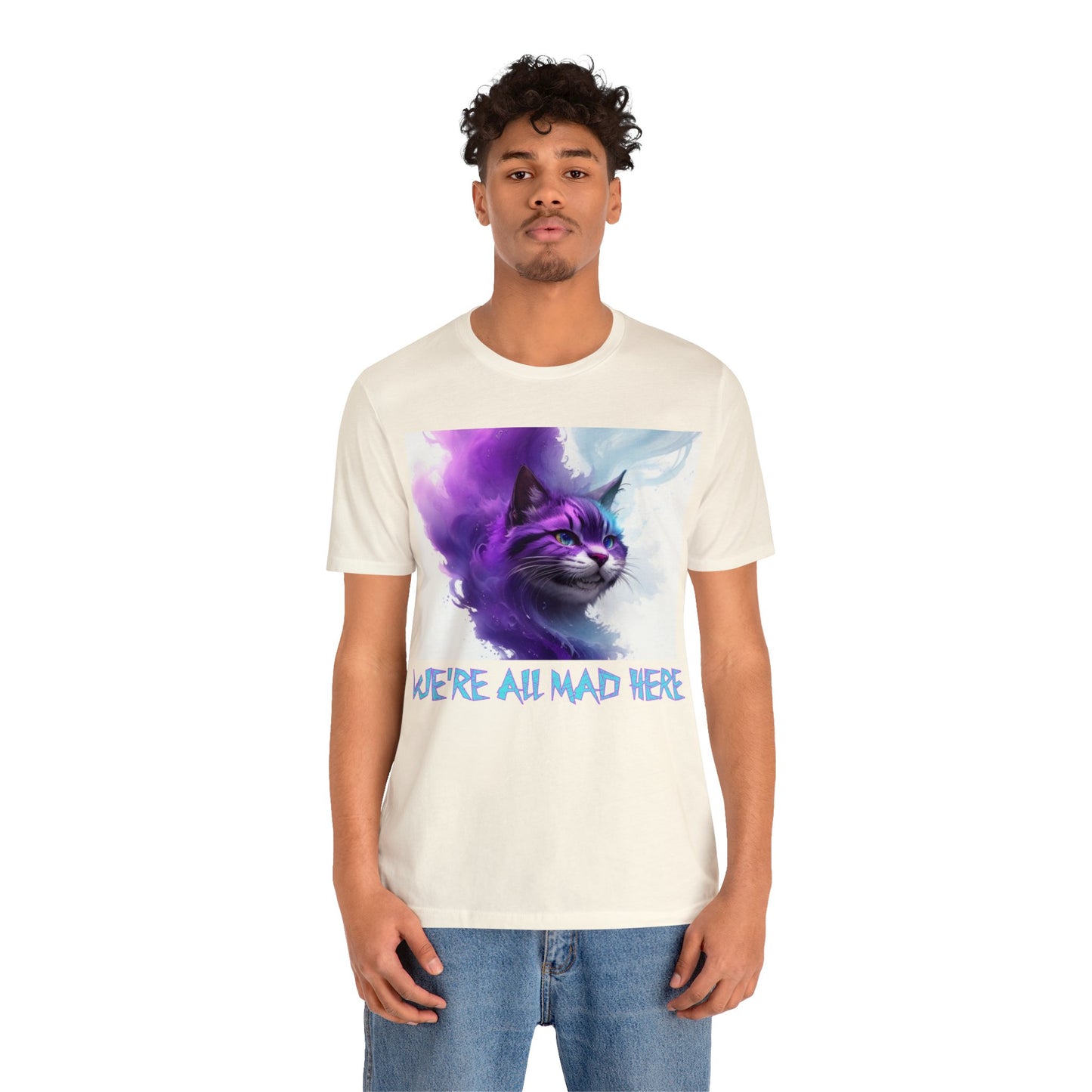 Cheshire Cat | We're All Mad Here | Alice Through The Looking Glass | Alice In Wonderland | Louis Carroll | Unisex | Men's | Women's | Tee | T-Shirt