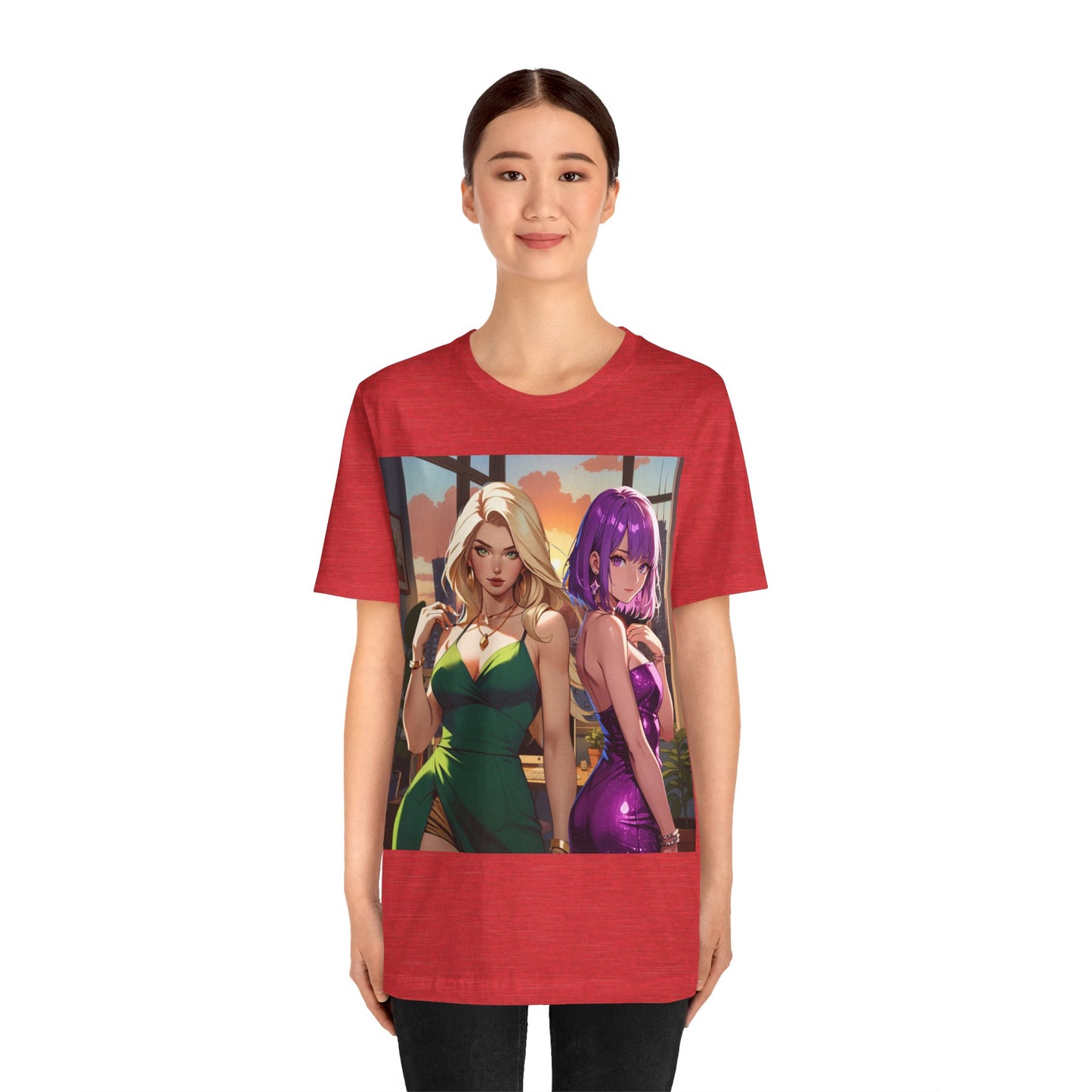 Girls Just Wanna Have Fun | HD Graphic | Party Girls | Anime | Unisex | Men's | Women's | Tee | T-Shirt