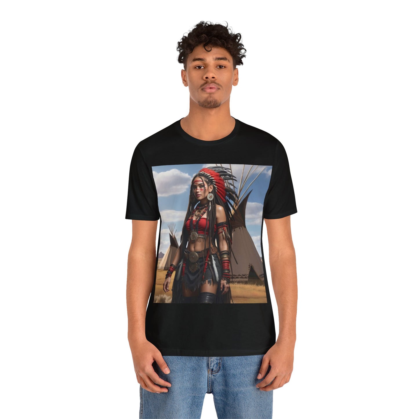 Native Love | HD Graphic | Indigenous American | Beautiful Woman | Unisex | Men's | Women's | Tee | T-Shirt