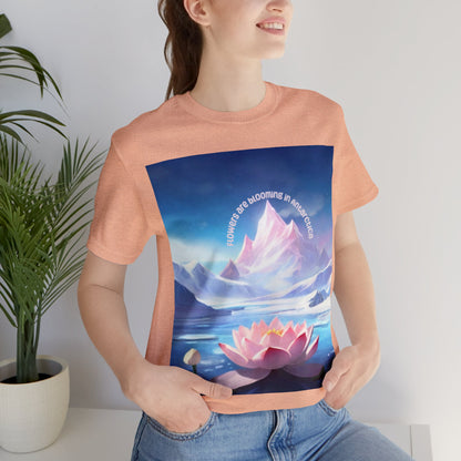 Flowers Are Blooming In Antarctica | IYKYK | Climate Change | Unisex | Men's | Women's | Tee | T-Shirt | FABIA | Quality tee print