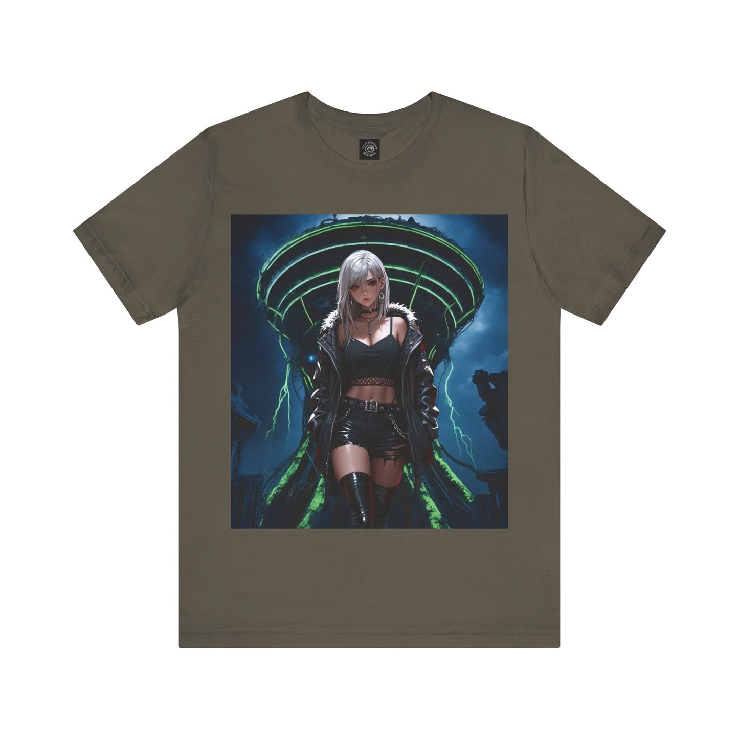 Kenzie | HD Graphic | Anime | Sci-Fi | Fantasy | Pretty Girl | Unisex | Men's | Women's | Tee | T-Shirt