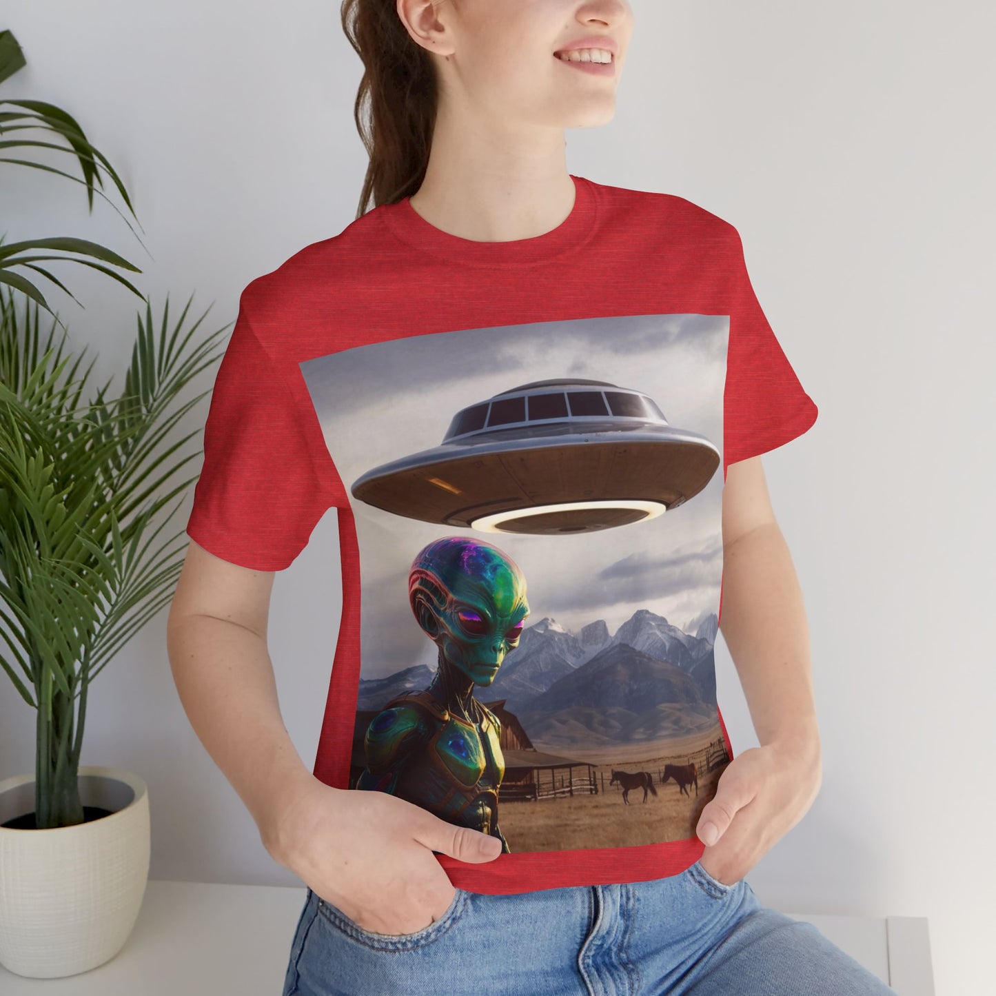 Believe! | HD Graphic | Alien | UFO | Close Encounter Of The First Kind | Spaceship | Unisex | Men's | Women's | Tee | T-Shirt