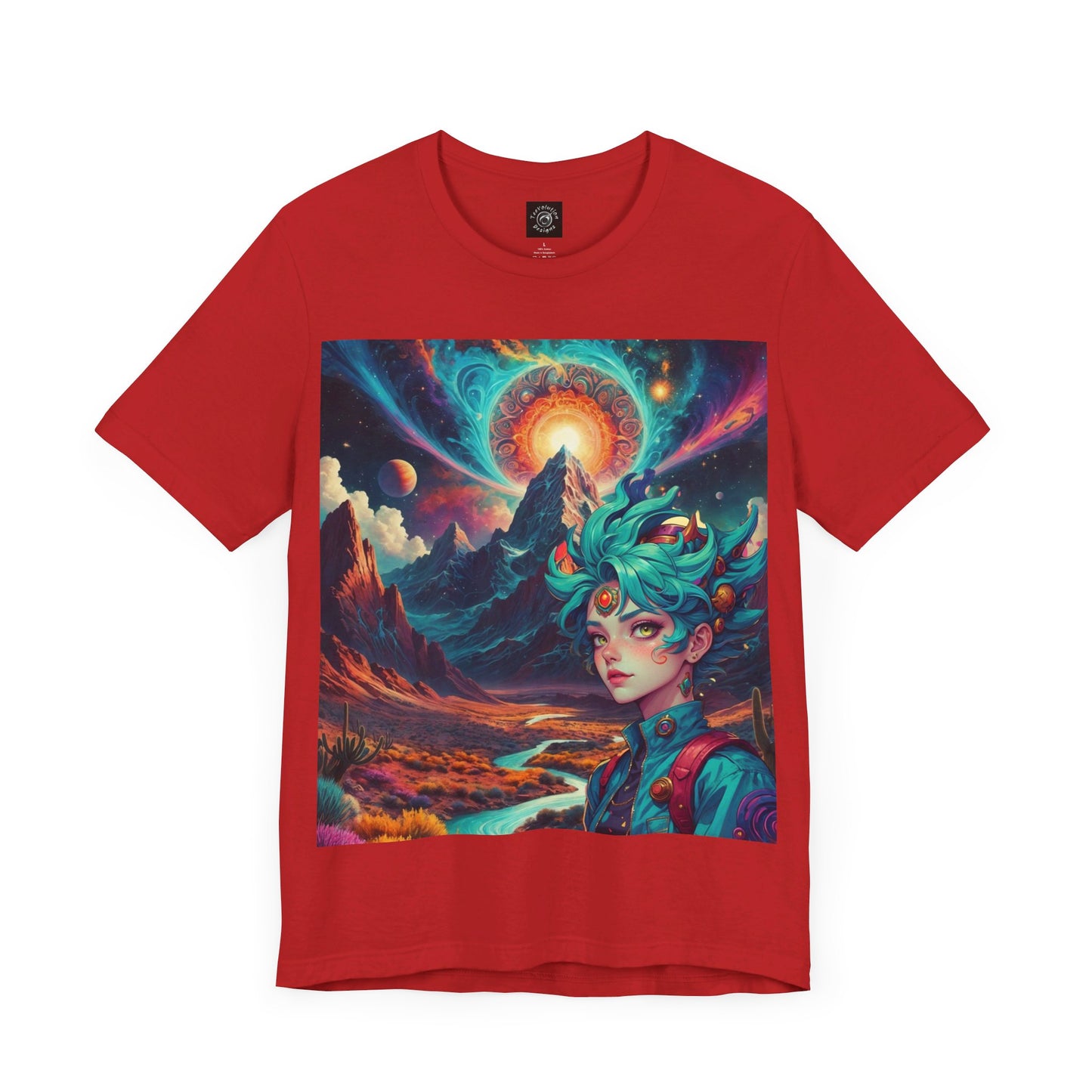 World Of Whimsy And Wonder | Abstract | Trippy Art | Shroomcore | Psychedelic | Unisex | Men's | Women's | Tee | T-Shirt