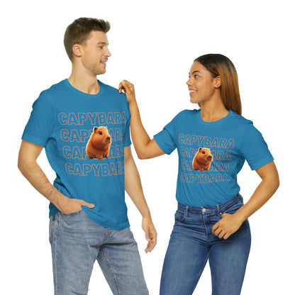 Capybara | Tik Tok | Animal Print | Cute | South America | Wildlife | Nature Lover's Gift | Unisex | Men's | Women's | Tee | T-Shirt