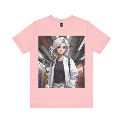 Subway Service | HD Graphic | Anime | Pretty Girl | Unisex | Men's | Women's | Tee | T-Shirt