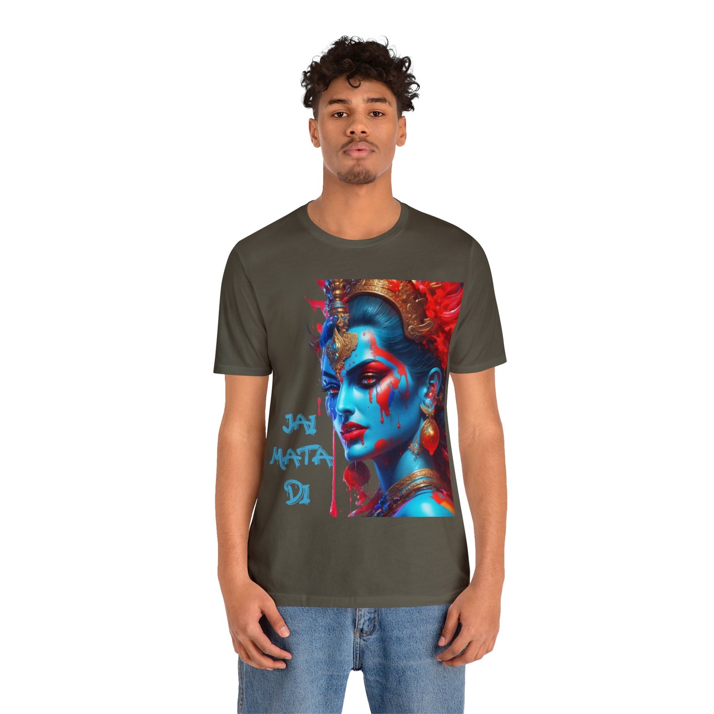 Maa Kali Tee | Jai Mata Di | Hindu Gift | The Black Mother | Spiritual | Unisex | Men's | Women's | Goddess | Victory To The | Mother Goddess | T-Shirt