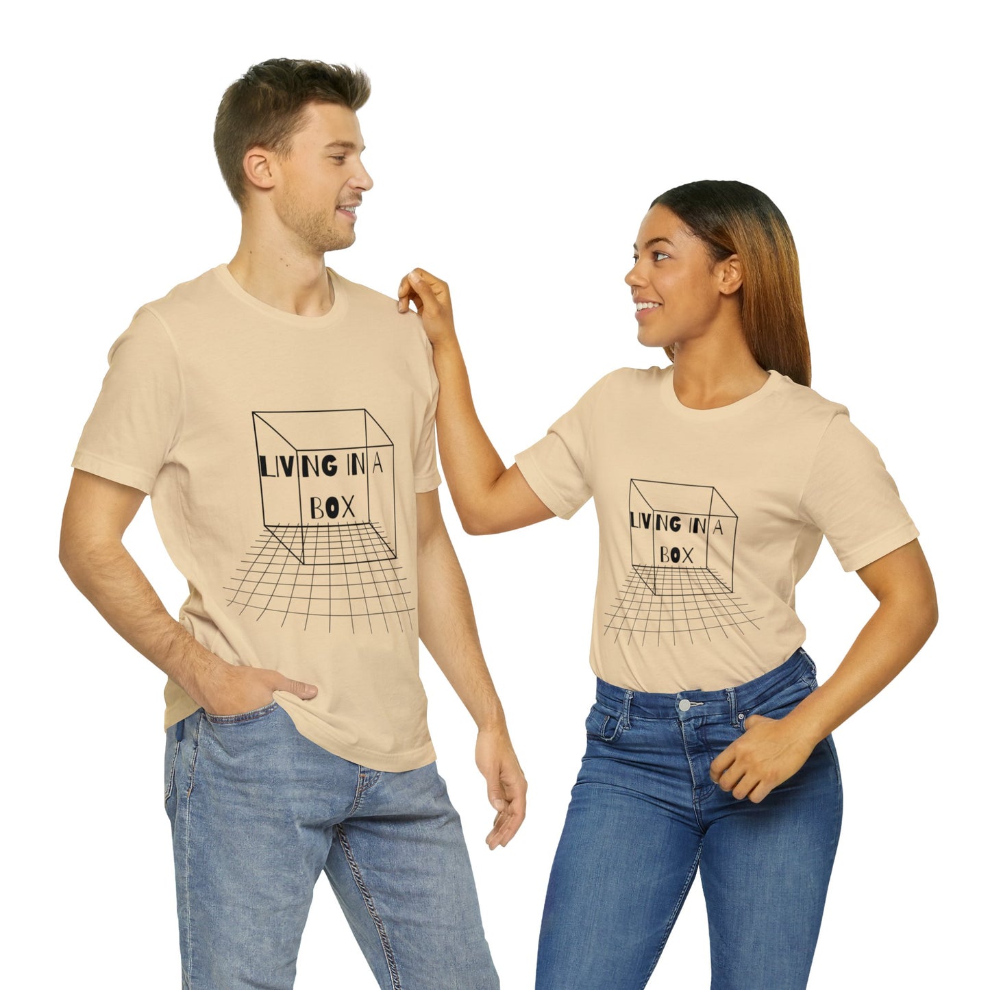 Living In A Box | Statement Tee | Unisex | Men's | Women's | Tee | T-Shirt