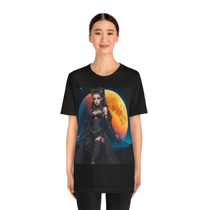 Blood Moon | HD Graphic | Goth | Anime Style | Moon | Unisex | Men's | Women's | Tee | T-Shirt