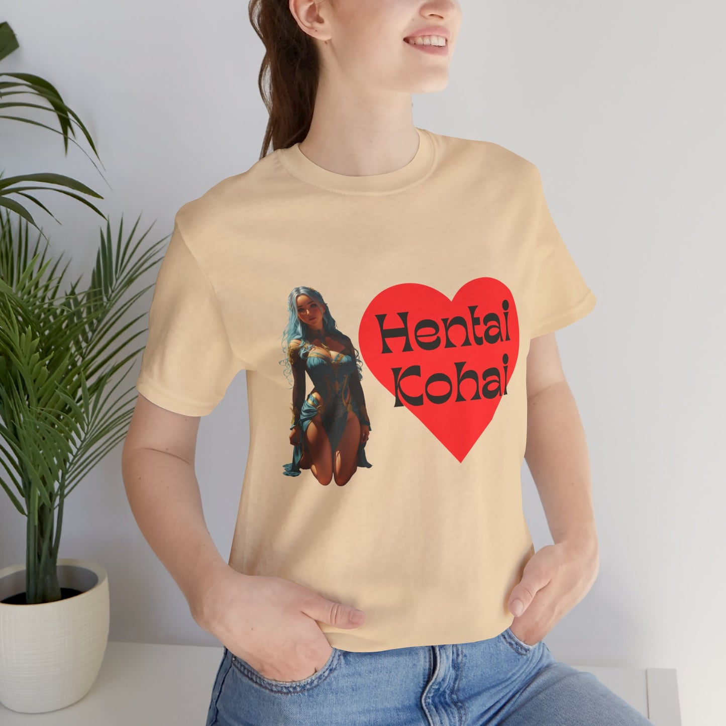 Hentai Kohai | Anime | CGI | Gamer | Fantasy Girl | Geek Gift | Unisex | Men's | Women's | Tee | T-Shirt