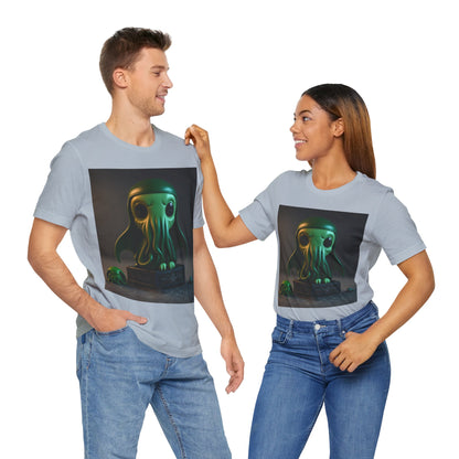 Cthulhu Pop Tee | H.P Lovecraft | The Book | Geek Gift | Fantasy Character | Sci Fi Lovers | Cute | Unisex | Men's | Women's | Tee | T-Shirt | Funko Style