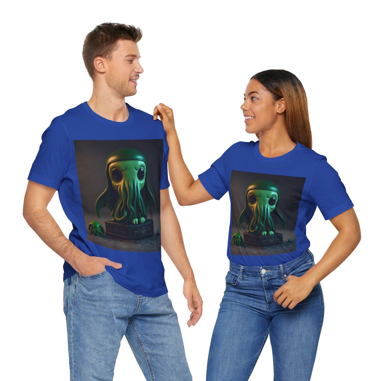 Cthulhu Pop Tee | H.P Lovecraft | The Book | Geek Gift | Fantasy Character | Sci Fi Lovers | Cute | Unisex | Men's | Women's | Tee | T-Shirt | Funko Style