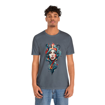 Abstract Woman's Face | HD Graphic | Classic Style | Men's | Women's | Tee | T-Shirt