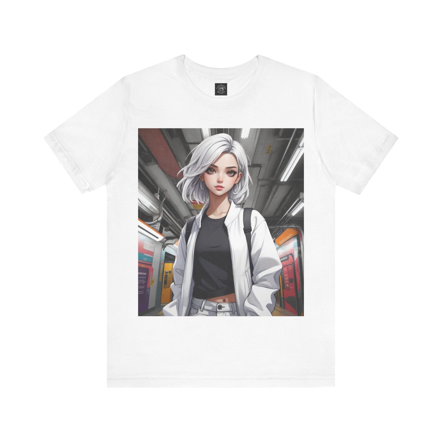 Subway Service | HD Graphic | Anime | Pretty Girl | Unisex | Men's | Women's | Tee | T-Shirt