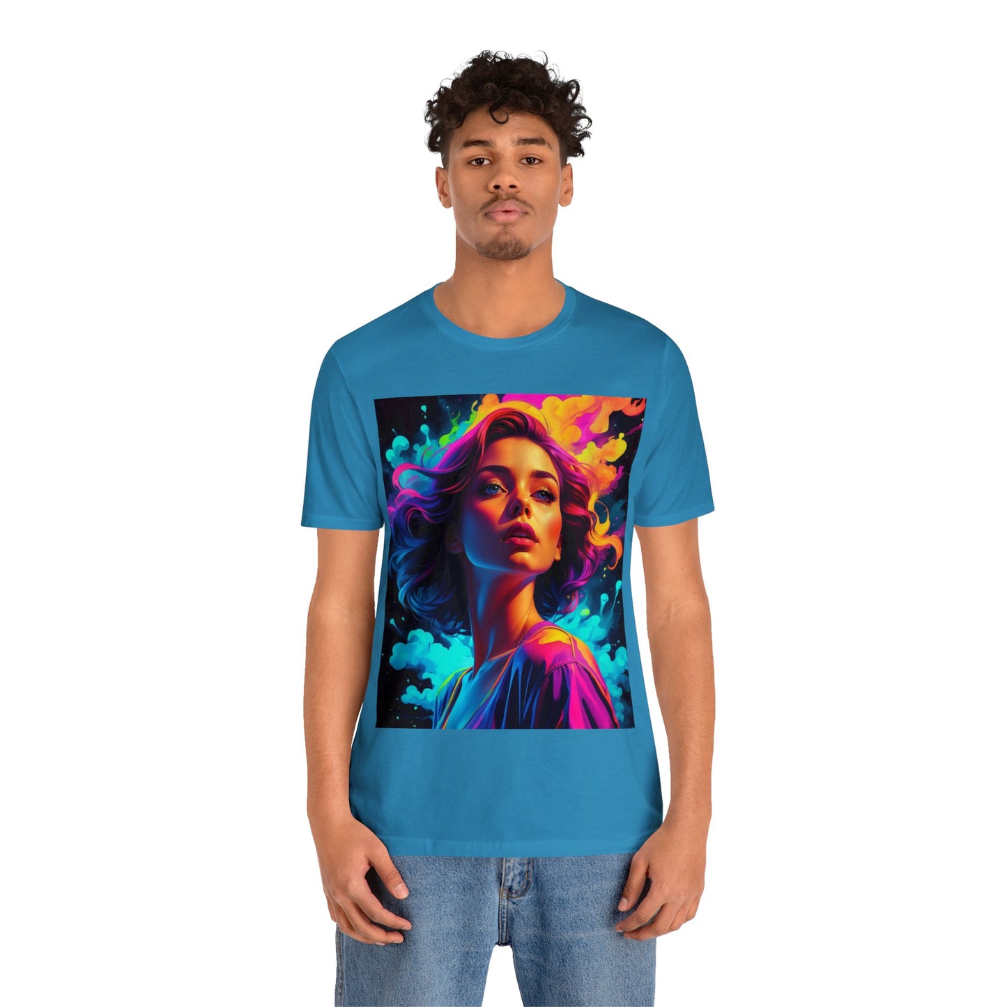 Holi Girl | HD Graphics | Festival of Colors | Vibrant | Coquette | Unisex | Men's | Women's | Tee | T-Shirt