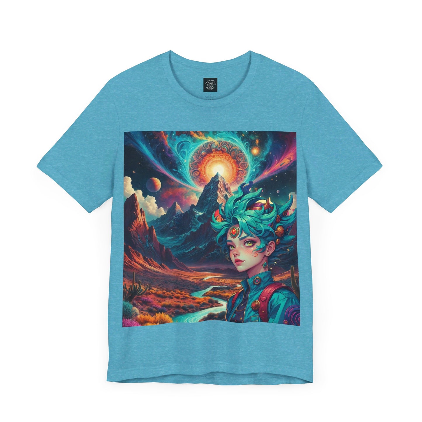 World Of Whimsy And Wonder | Abstract | Trippy Art | Shroomcore | Psychedelic | Unisex | Men's | Women's | Tee | T-Shirt