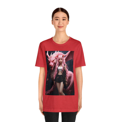 Dragon Lady | Fantasy | Anime | Gamer | HD Graphic | Unisex | Men's | Women's | Tee | T-Shirt