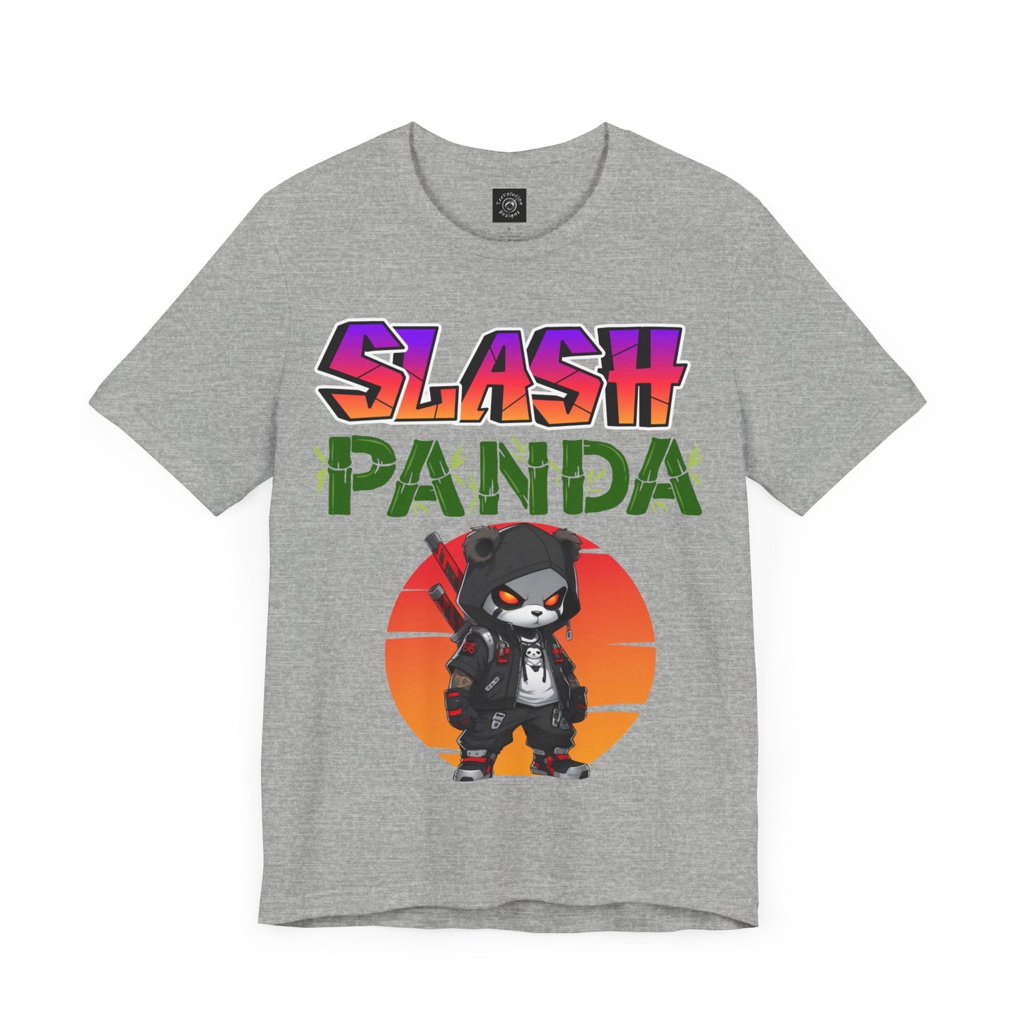 Slash Panda | Cute | Comic Book | Anime | Manga | Unisex | Men's | Women's | Tee | T-Shirt