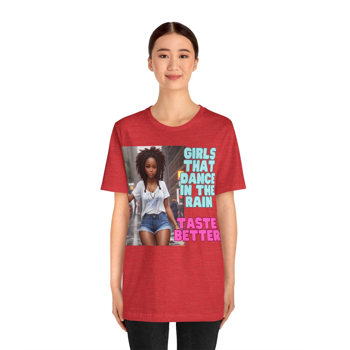 Rain Girl | Afrocentric | HD Graphic | Beautiful | Fantasy Girl | Nature Lovers | Unisex | Men's | Women's | Tee | T-Shirt