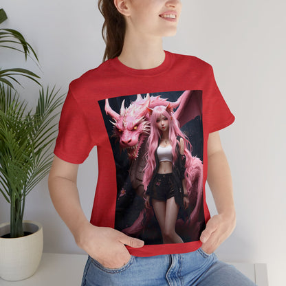 Dragon Lady | Fantasy | Anime | Gamer | HD Graphic | Unisex | Men's | Women's | Tee | T-Shirt