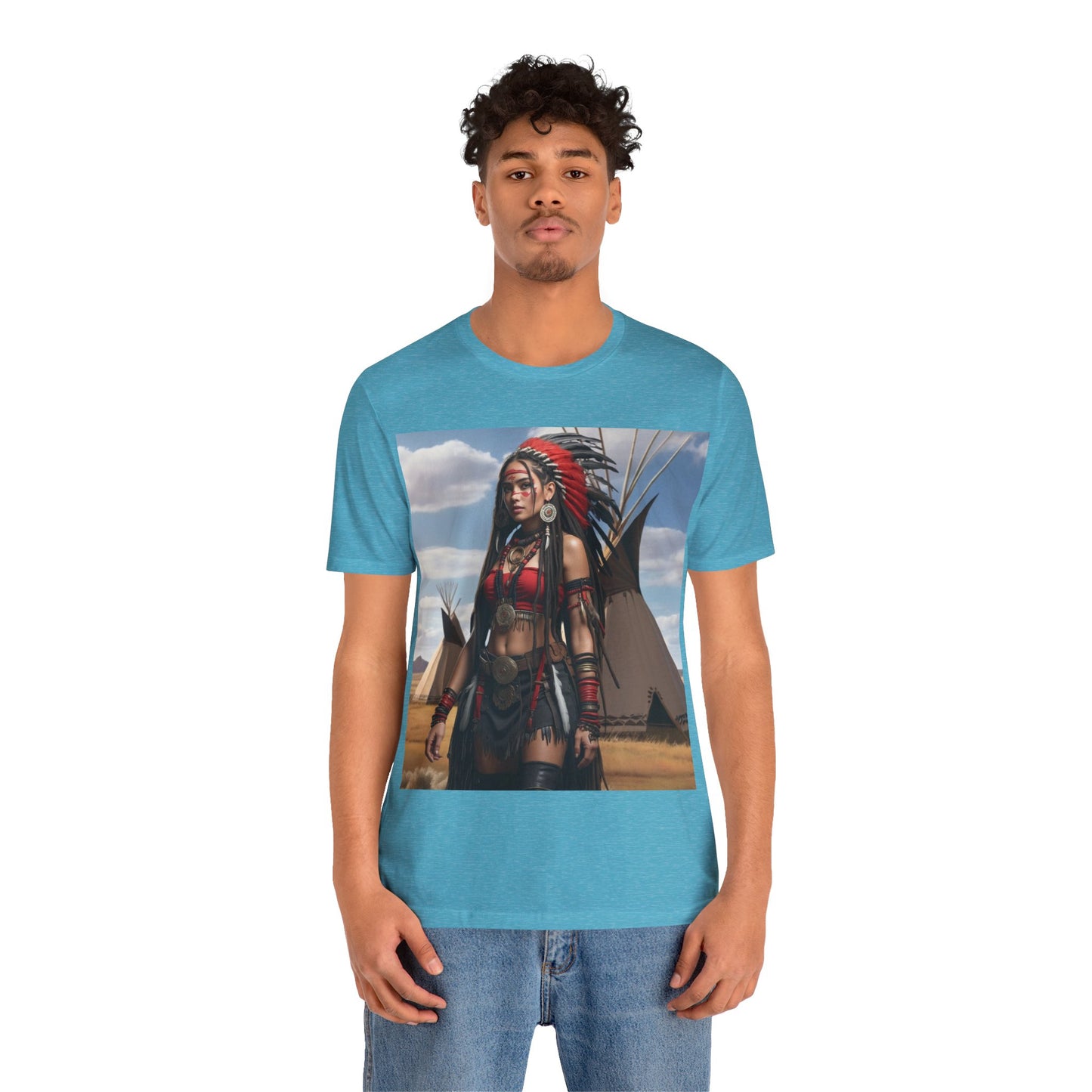 Native Love | HD Graphic | Indigenous American | Beautiful Woman | Unisex | Men's | Women's | Tee | T-Shirt