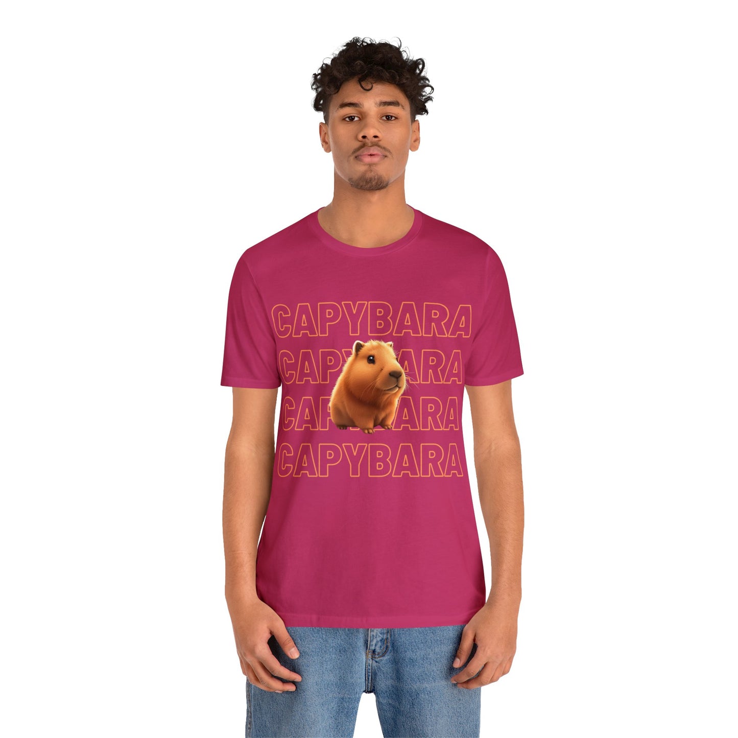 Capybara | Tik Tok | Animal Print | Cute | South America | Wildlife | Nature Lover's Gift | Unisex | Men's | Women's | Tee | T-Shirt