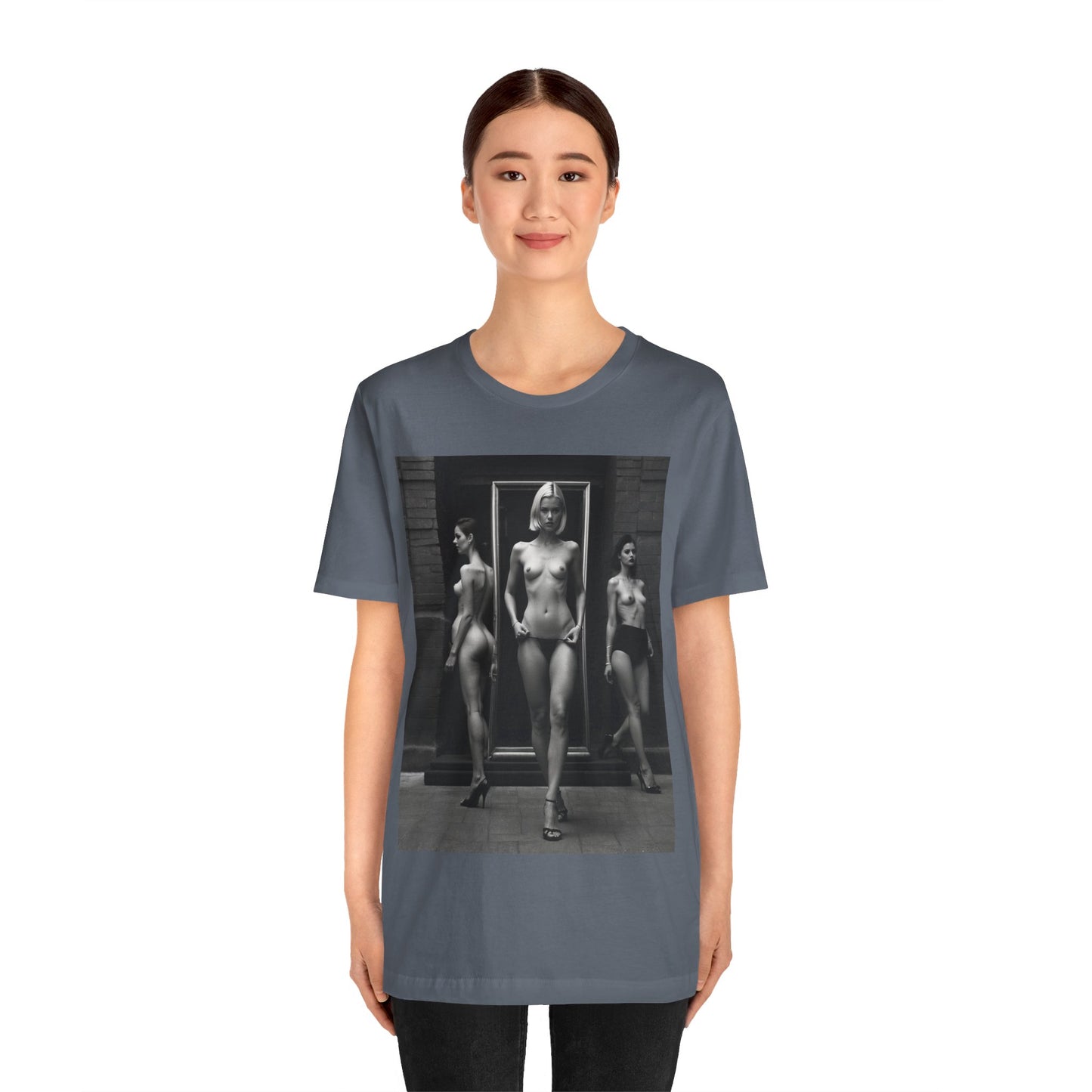 Black And White Beauties | Photorealism | Art | Nudes| Models | Fashion | HD Graphics | Unisex | Men's | Women's | Tee | T-Shirt