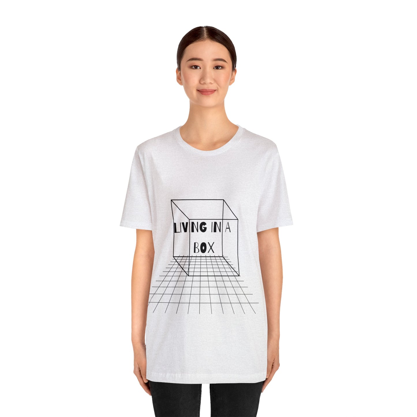 Living In A Box | Statement Tee | Unisex | Men's | Women's | Tee | T-Shirt