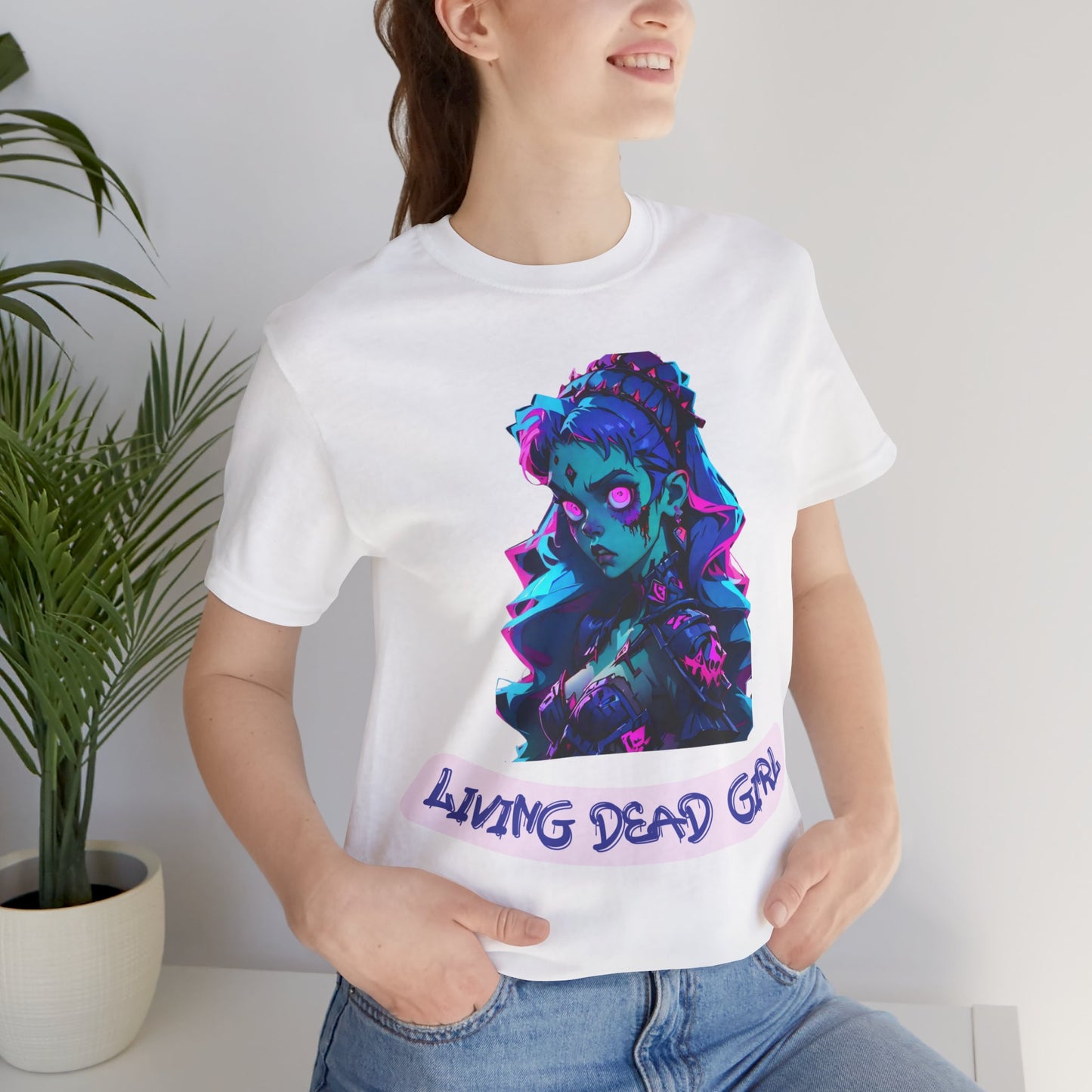 Living Dead Girl | Zombie | Cute | Undead | Unisex | Men's | Women's | Tee | T-Shirt