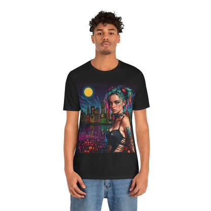 Cyberpunk Princess | Pastel | Cyberpunk | Unisex | Men's | Women's | Tee | T-Shirt