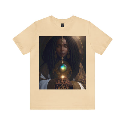 Black Magic | Tee | Priestess | Afrocentric | HD Graphic | Black Fantasy Character | Strong Women | Unisex | Men's | Women's | Tee | T-Shirt