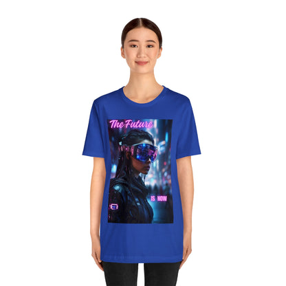 The Future Is Now | Anime Gift | Fantasy Girl |Cyberpunk | Sci Fi | Futuristic | HD Graphics | Unisex | Men's | Women's | Tee | T-Shirt