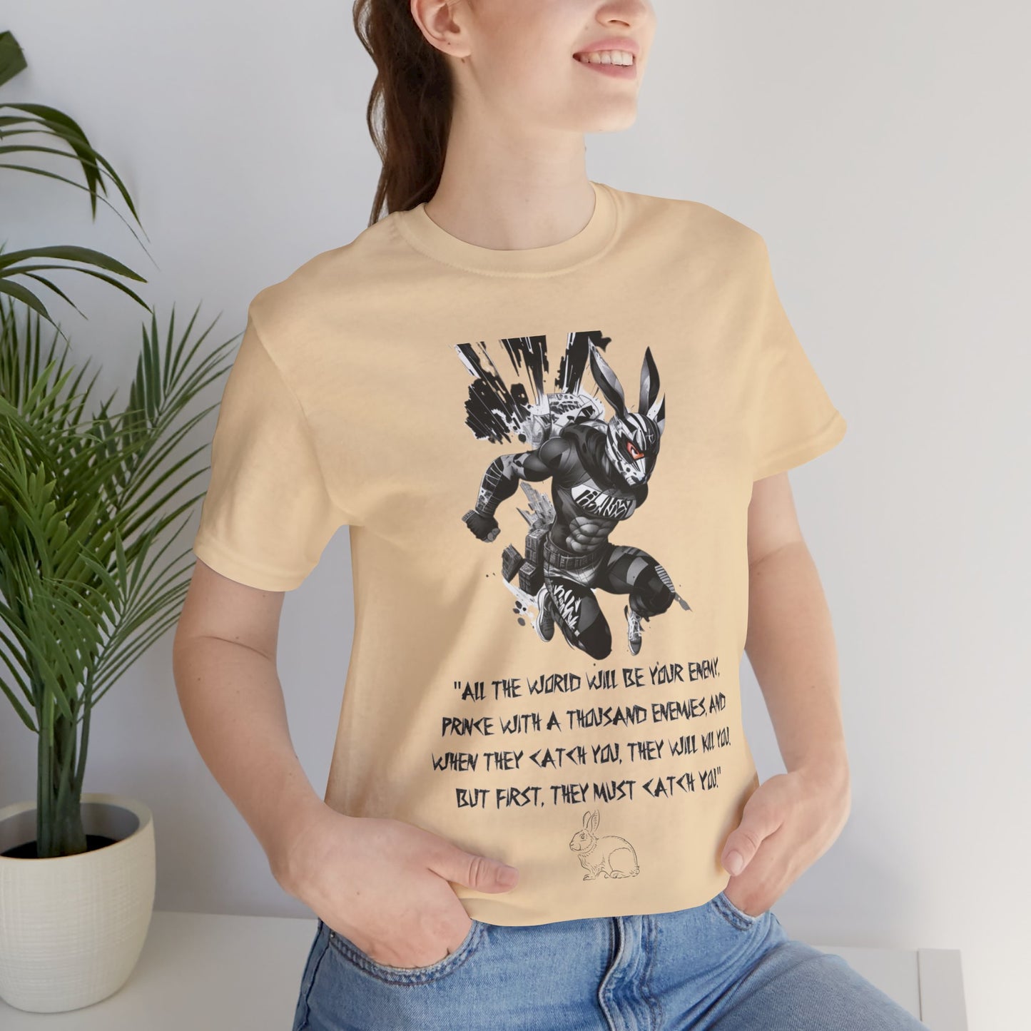 Don't Go Tharn | Watership Down | Quote | Richard Adams | Rabbit | Comic Art | Bunny | Unisex | Men's | Women's | Tee | T-Shirt