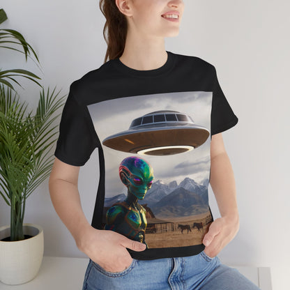 Believe! | HD Graphic | Alien | UFO | Close Encounter Of The First Kind | Spaceship | Unisex | Men's | Women's | Tee | T-Shirt