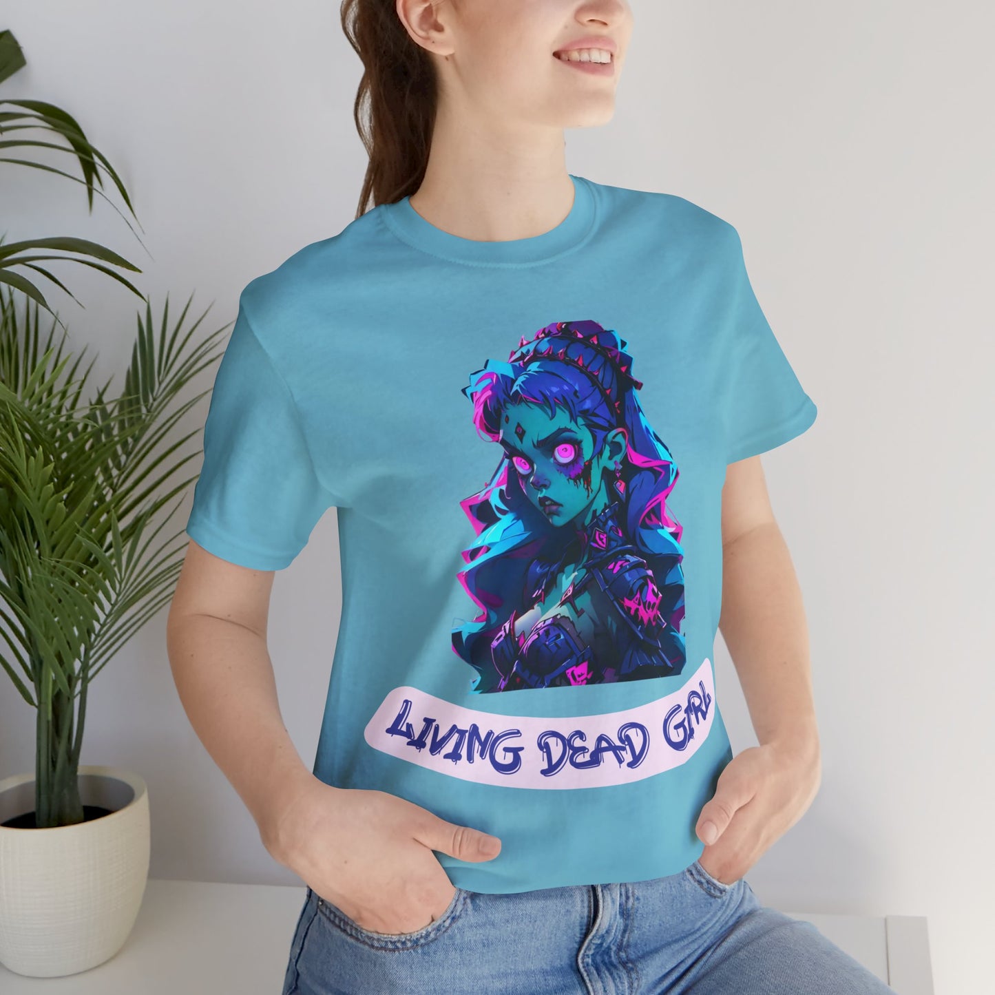 Living Dead Girl | Zombie | Cute | Undead | Unisex | Men's | Women's | Tee | T-Shirt