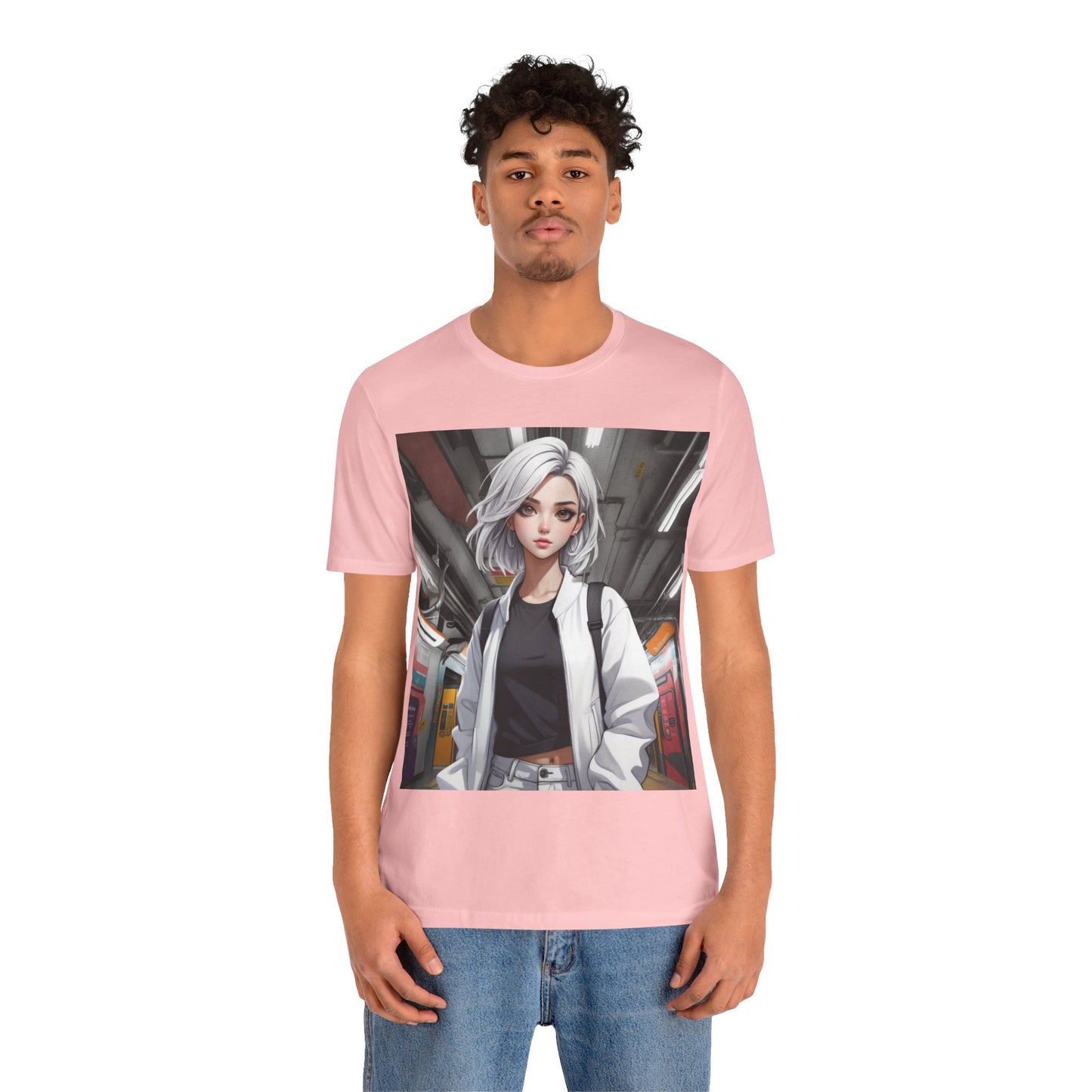 Subway Service | HD Graphic | Anime | Pretty Girl | Unisex | Men's | Women's | Tee | T-Shirt