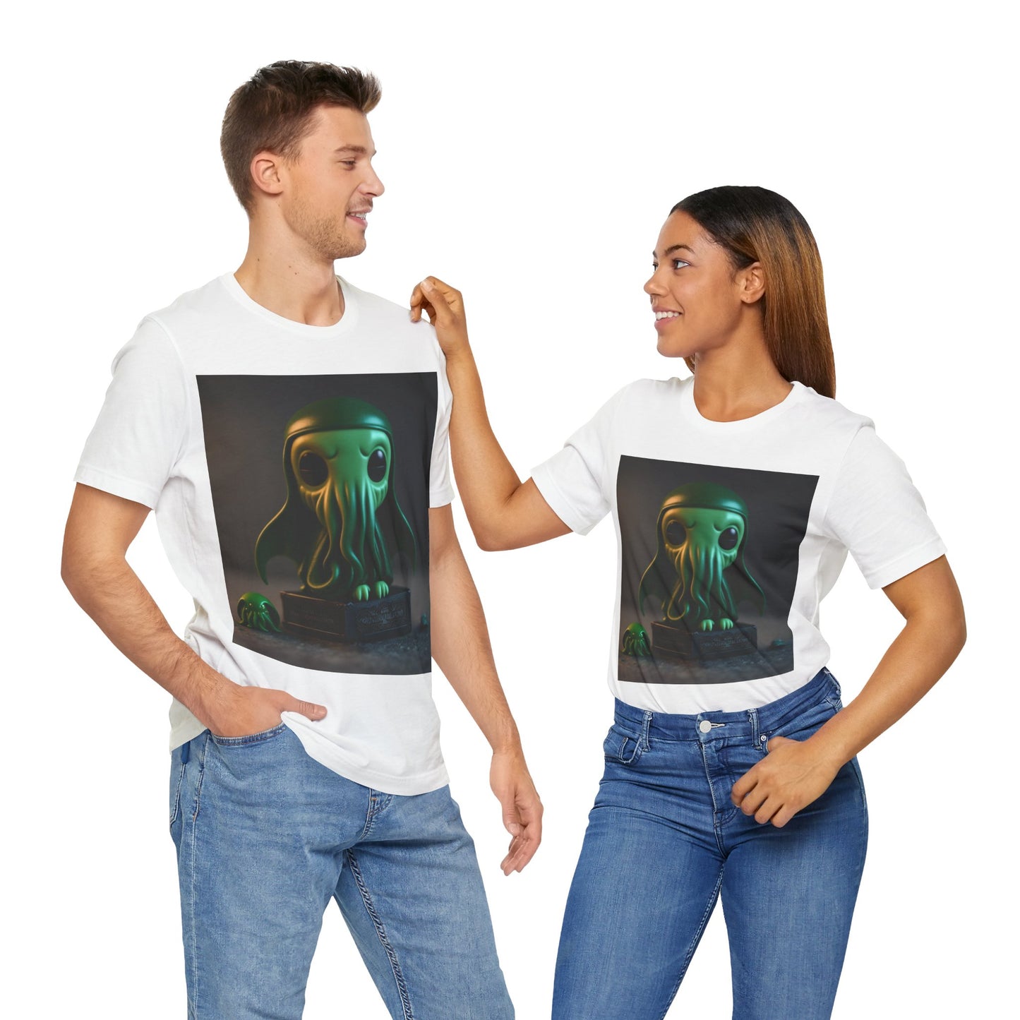 Cthulhu Pop Tee | H.P Lovecraft | The Book | Geek Gift | Fantasy Character | Sci Fi Lovers | Cute | Unisex | Men's | Women's | Tee | T-Shirt | Funko Style