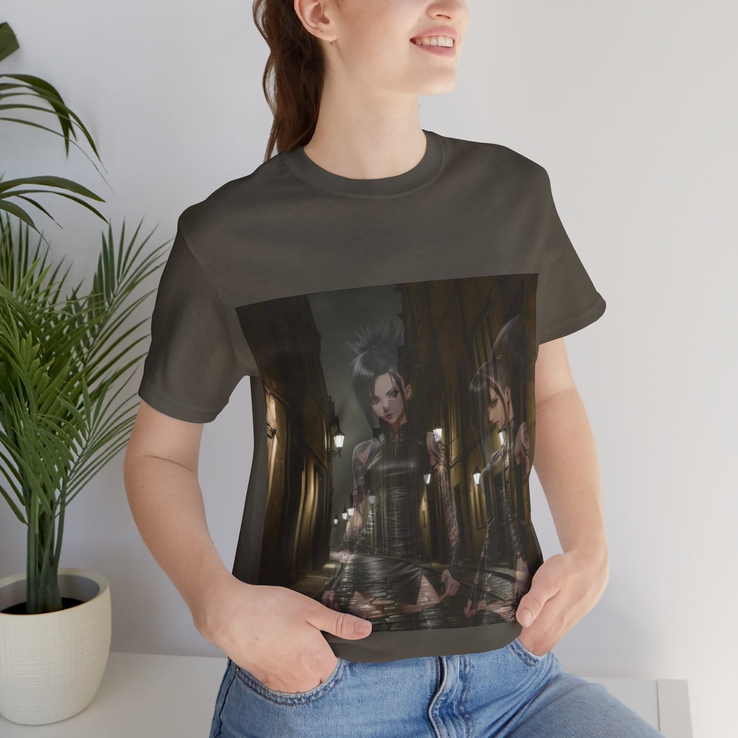 Ghosts of Gothica | Anime Gift | Fantasy Girls | Dark Daze | Sci Fi | Futuristic | HD Graphics | Unisex | Men's | Women's | Tee | T-Shirt