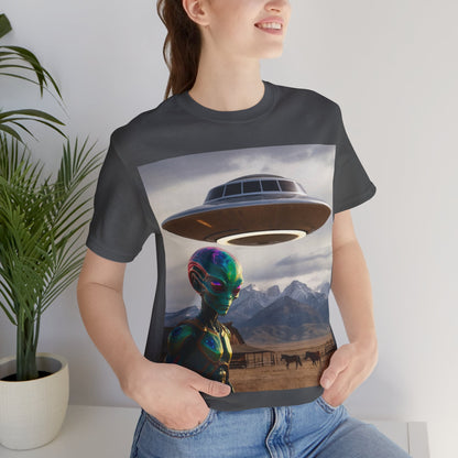 Believe! | HD Graphic | Alien | UFO | Close Encounter Of The First Kind | Spaceship | Unisex | Men's | Women's | Tee | T-Shirt