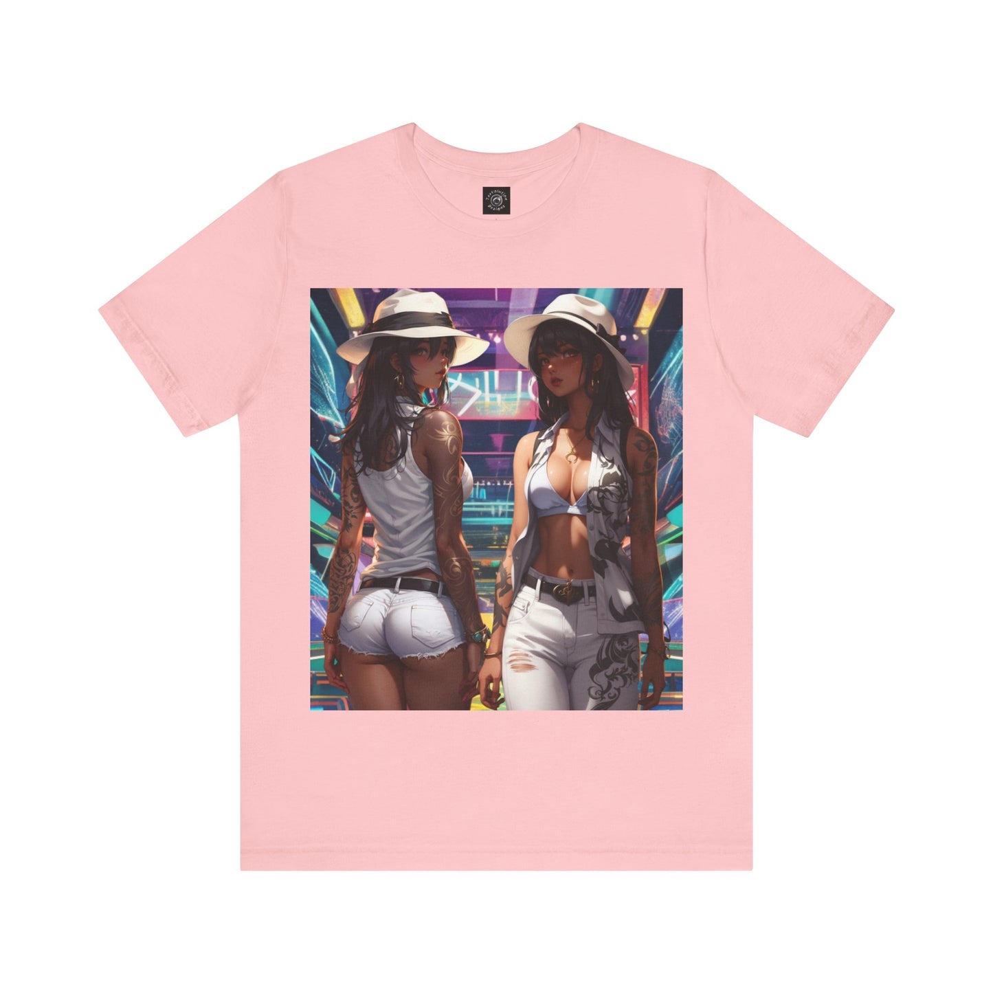 Girls Night Out | HD Graphic | Anime Style | Party | 2 Girls 1 Shirt | Unisex | Men's | Women's | Tee | T-Shirt