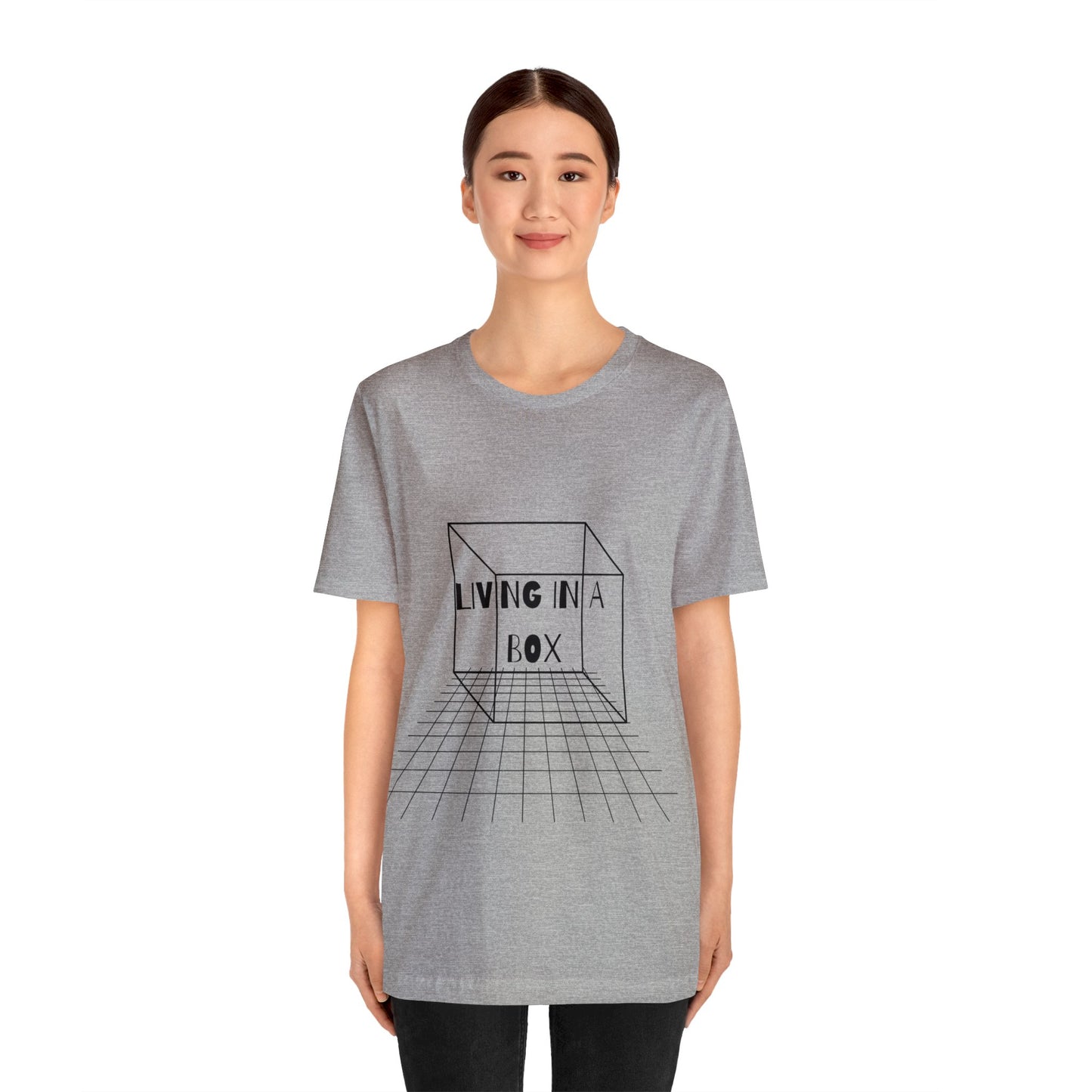 Living In A Box | Statement Tee | Unisex | Men's | Women's | Tee | T-Shirt