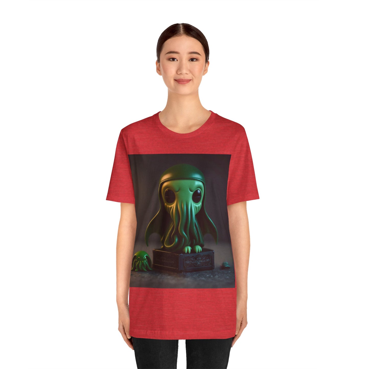 Cthulhu Pop Tee | H.P Lovecraft | The Book | Geek Gift | Fantasy Character | Sci Fi Lovers | Cute | Unisex | Men's | Women's | Tee | T-Shirt | Funko Style