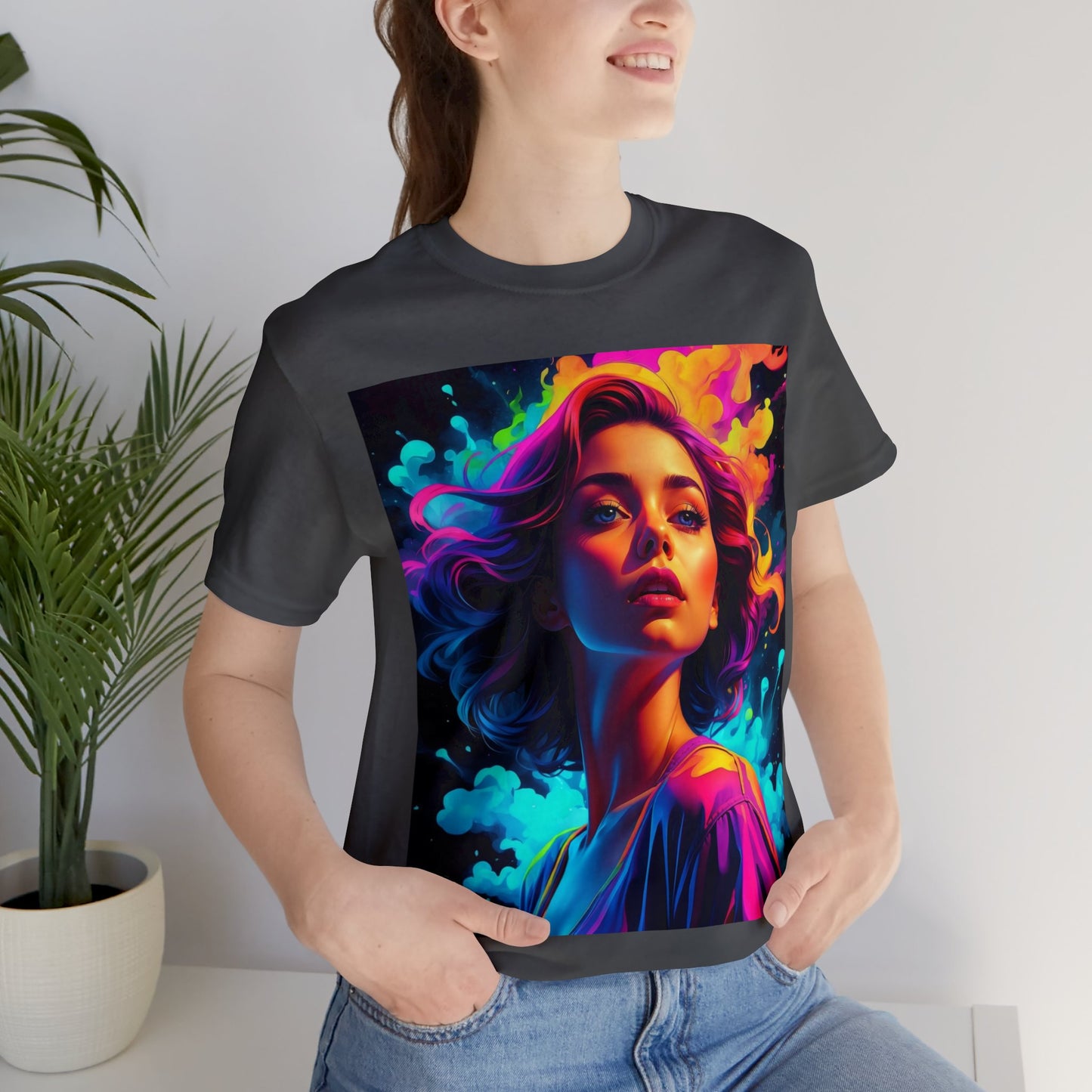 Holi Girl | HD Graphics | Festival of Colors | Vibrant | Coquette | Unisex | Men's | Women's | Tee | T-Shirt