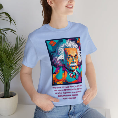 HD Graphics | Science | Geek Gift | Albert Einstein | Quote | Unisex | Men's | Women's | Tee | T-Shirt