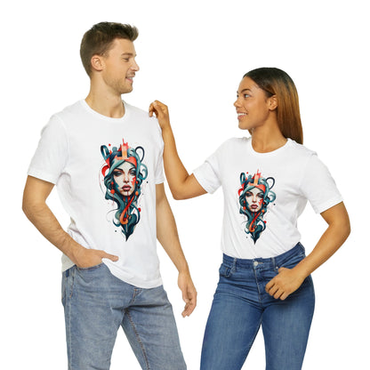 Abstract Woman's Face | HD Graphic | Classic Style | Men's | Women's | Tee | T-Shirt