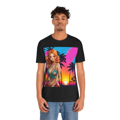 Summer Vibes |  Beach | Miami | Fun | Cute | Playful | HD Graphic | Unisex | Men's | Women's | Tee | T-Shirt