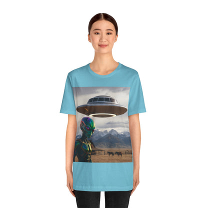 Believe! | HD Graphic | Alien | UFO | Close Encounter Of The First Kind | Spaceship | Unisex | Men's | Women's | Tee | T-Shirt