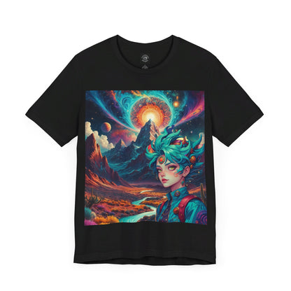 World Of Whimsy And Wonder | Abstract | Trippy Art | Shroomcore | Psychedelic | Unisex | Men's | Women's | Tee | T-Shirt