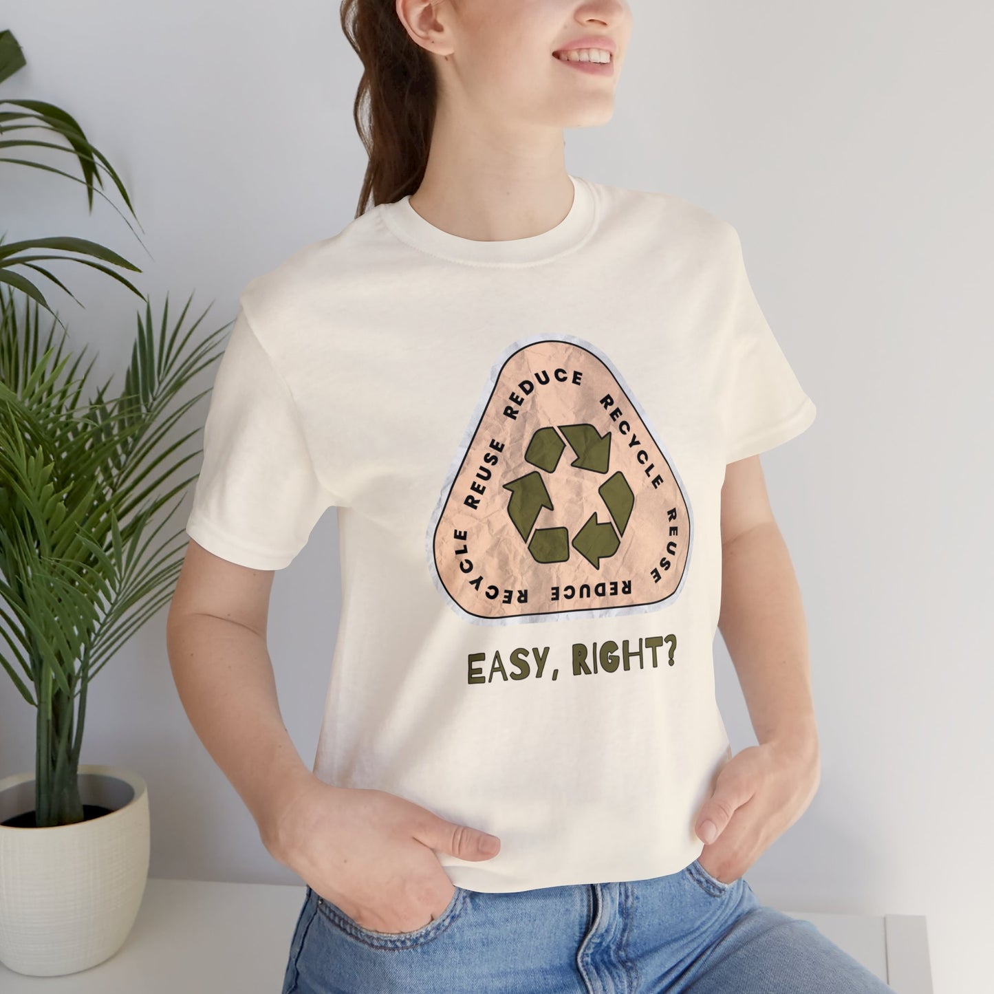 Recycle Tee | Enviormentalist Gift | Earth Day | Save The Planet | Conservationist | Mother Earth | Unisex | Men's | Women's | Tee | T-Shirt